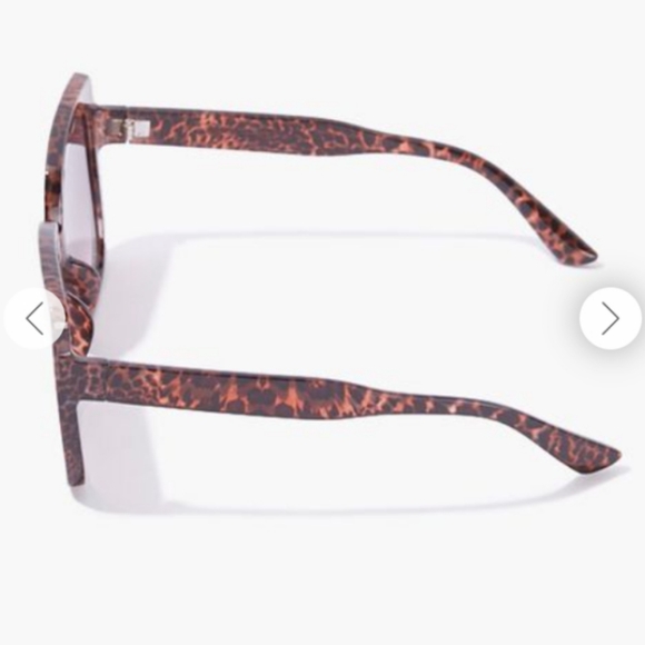 Square Tortoiseshell Sunglasses Gradient Lenses - Picture 3 of 6